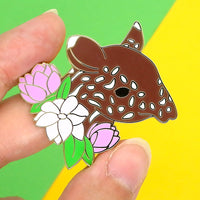 Malayan tapir hard enamel pin