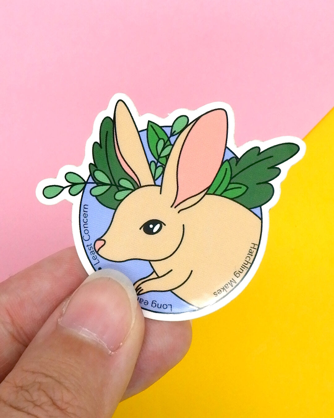 Long Eared Jerboa Mini Vinyl Sticker