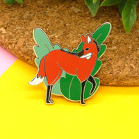 Maned Wolf hard enamel pin