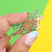 Prancing Pangolin Hard Enamel Pin