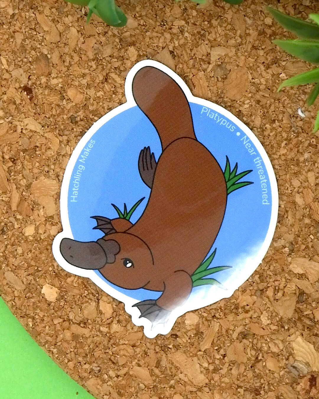 Platypus Mini Vinyl Sticker
