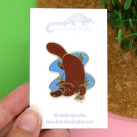 Platypus hard enamel pin