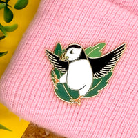 Atlantic Puffin hard enamel pin