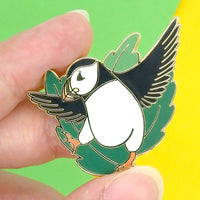 Atlantic Puffin hard enamel pin