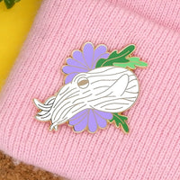 Striped Pyjama Squid hard enamel pin