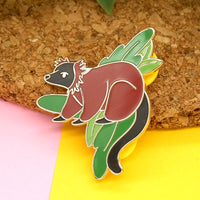 Red Ruffed Lemur Hard Enamel Pin