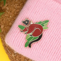 Red Ruffed Lemur Hard Enamel Pin