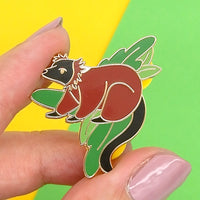 Red Ruffed Lemur Hard Enamel Pin