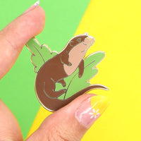 Eurasian River Otter Hard Enamel Pin