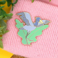 Shoebill hard enamel pin