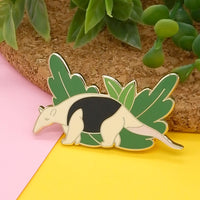Southern Tamandua hard enamel pin