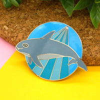 Vaquita hard enamel pin