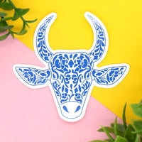 Year of the Ox Vinyl Sticker