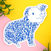 Year of the Pig Vinyl Sticker