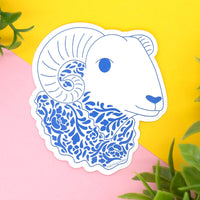 Year of the Sheep (Ram) Vinyl Sticker