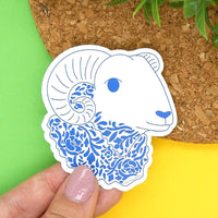 Year of the Sheep (Ram) Vinyl Sticker