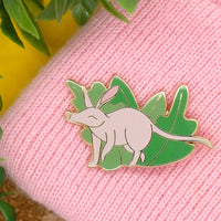 Aardvark hard enamel pin