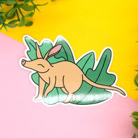 Aardvark Vinyl Sticker