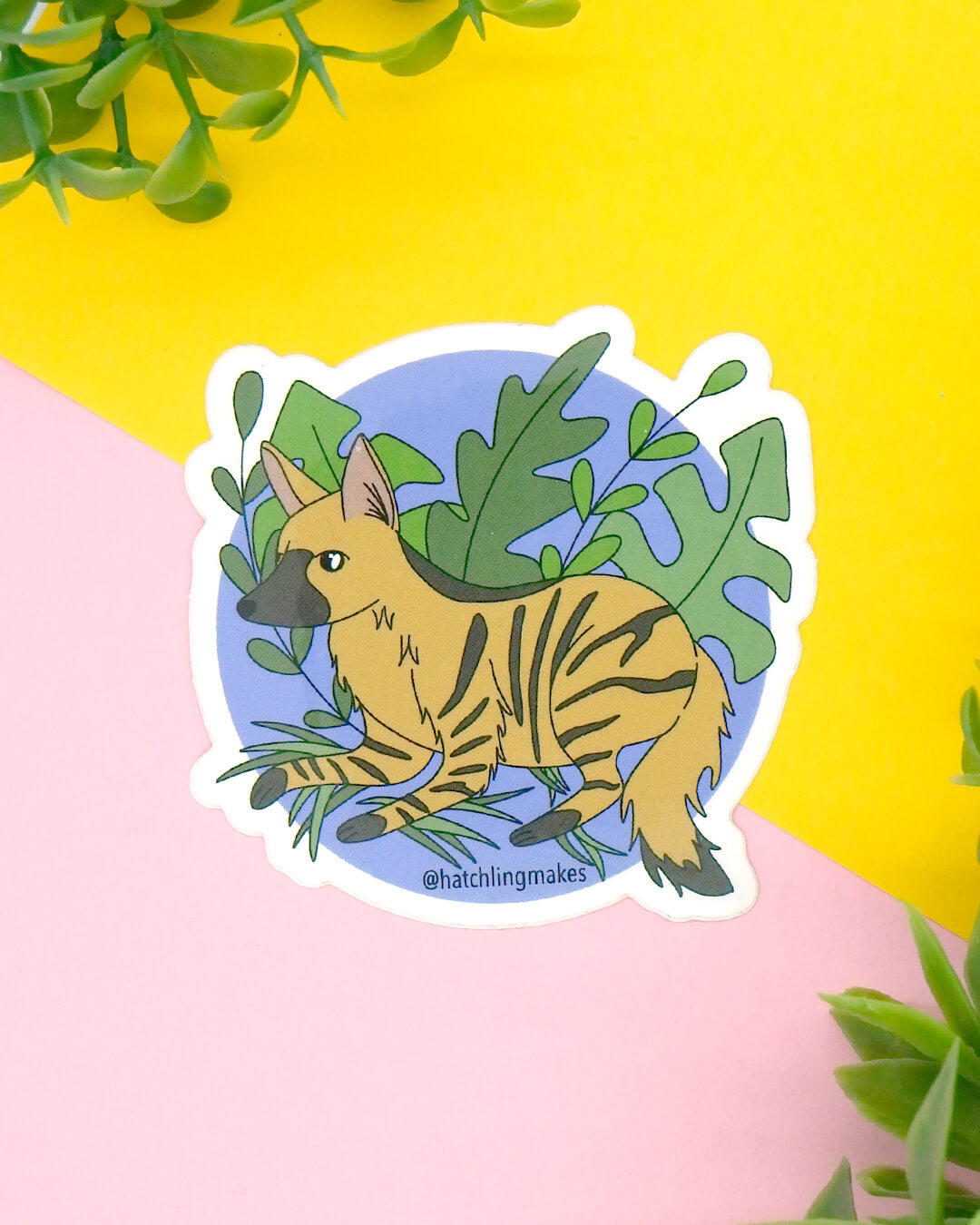 Aardwolf Vinyl Sticker
