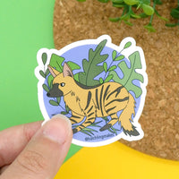 Aardwolf Vinyl Sticker