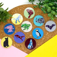 Turtle acrylic pin