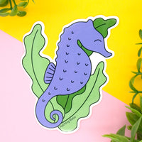 Short snouted seahorse Vinyl Sticker