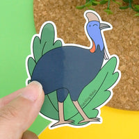 Southern Cassowary Vinyl Sticker