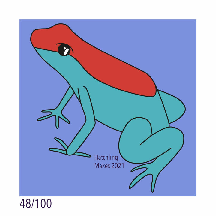 100 Day Project Day 48 : Granular Poison Dart Frog