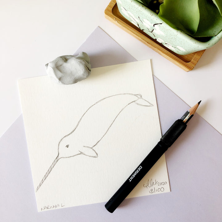 100 Day Project: Narwhal