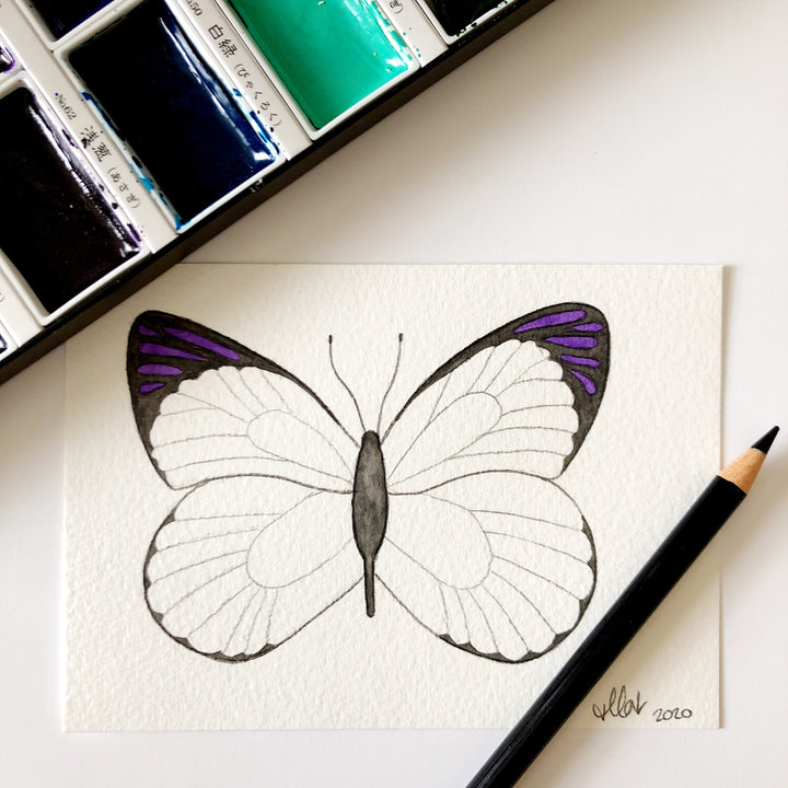 Love Butterfly Challenge : Queen Purple Tip