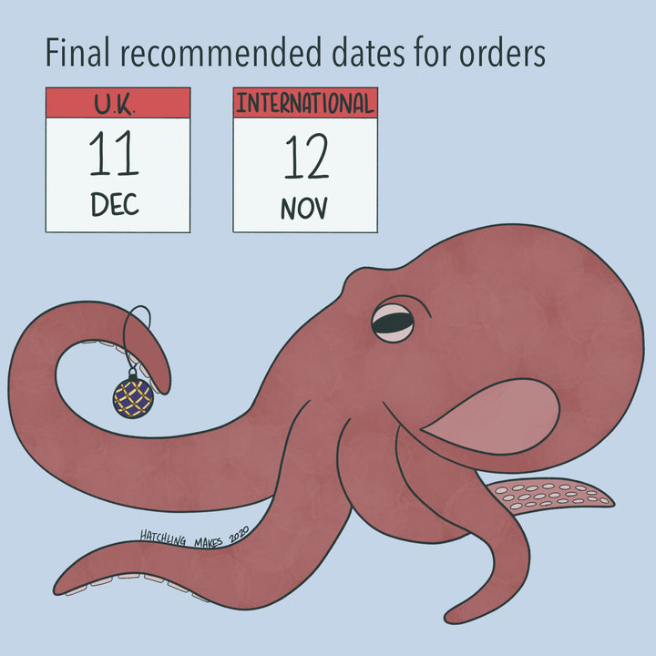 Last recommended ordering dates Christmas 2020