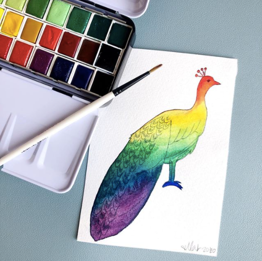 Rainbow Peacock