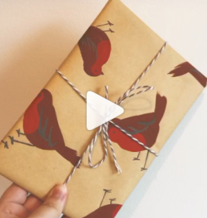 Painted Gift Wrap