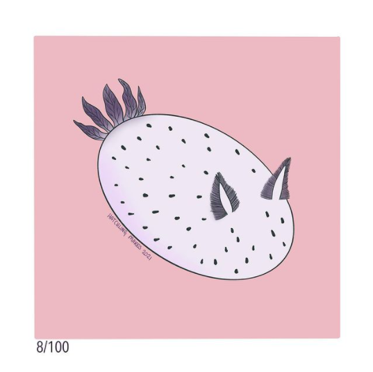 100 Day Project Day 8 (Sea Bunny)