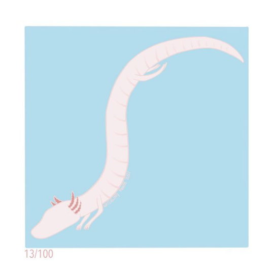 100 Day Project Day 13 (Olm)