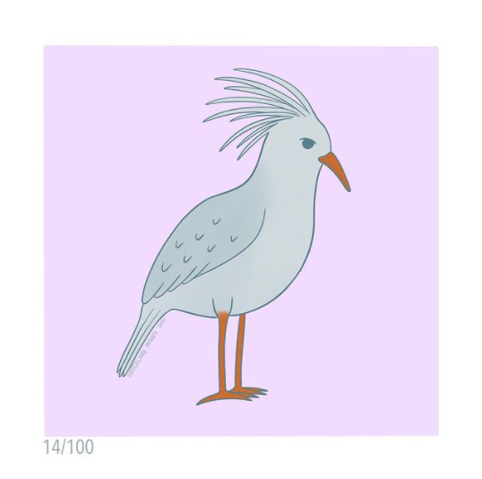 100 Day Project Day 14 (Kagu)