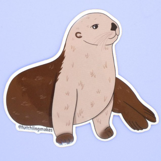 Sea otter stickers!