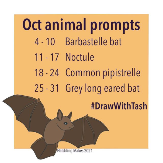 Draw With Tash : Oct prompts