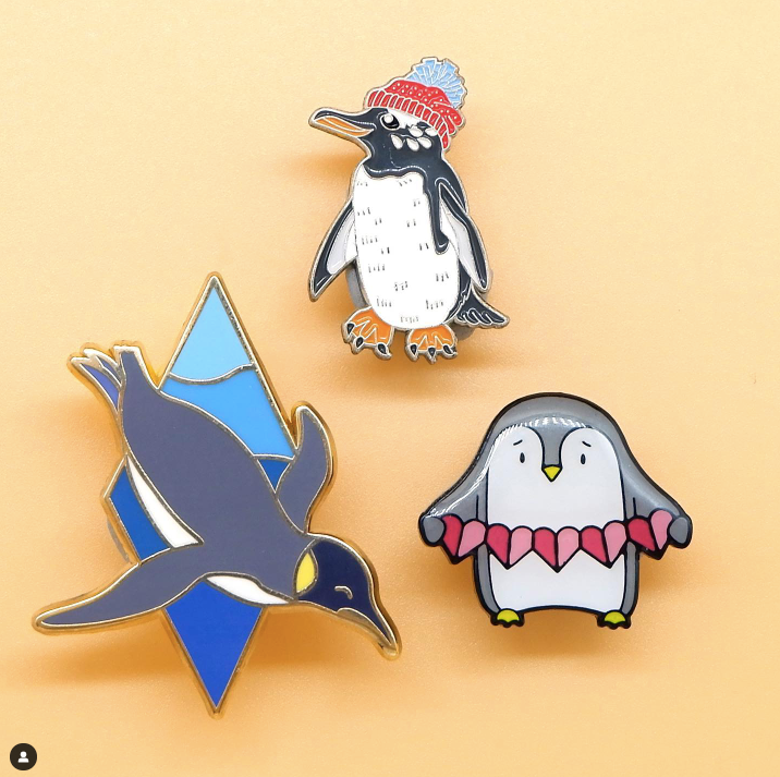 Penguin pins