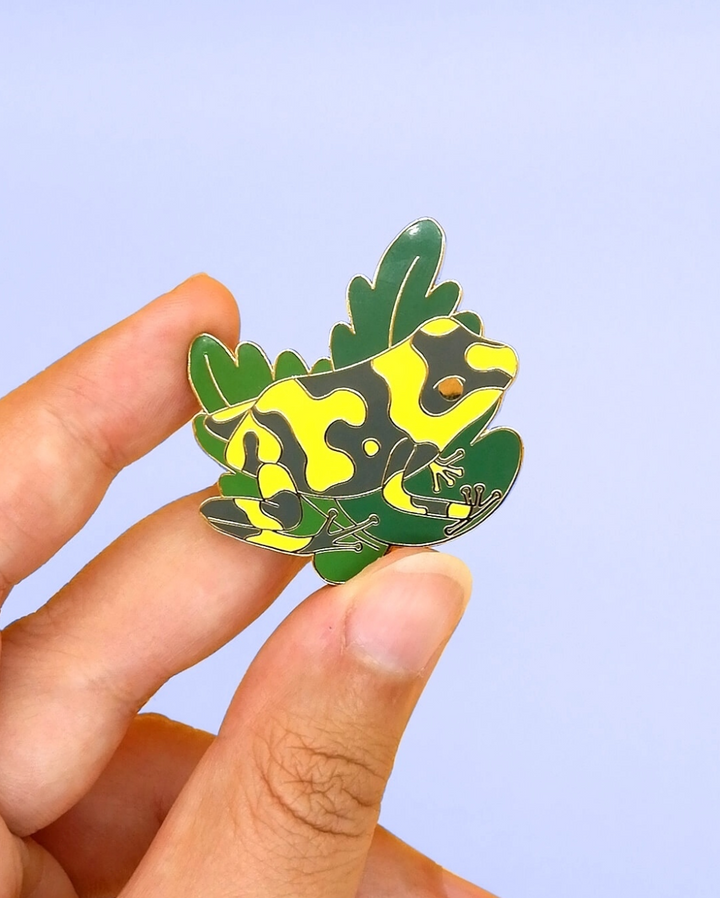 Don't forget to sign up to the pin club for this Harlequin poison frog!