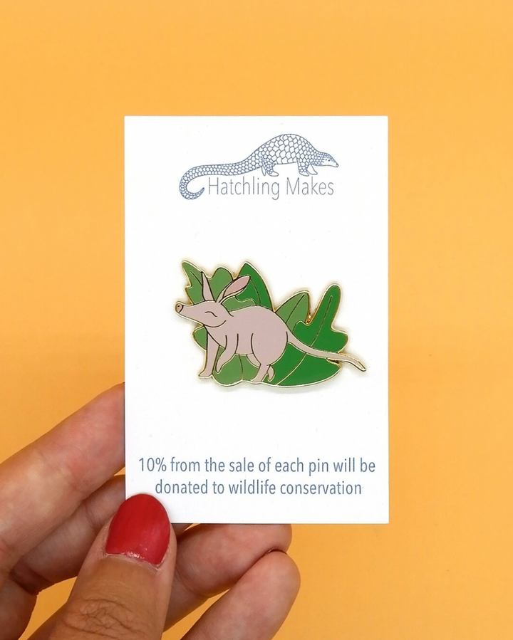 Last day for the aardvark pin!