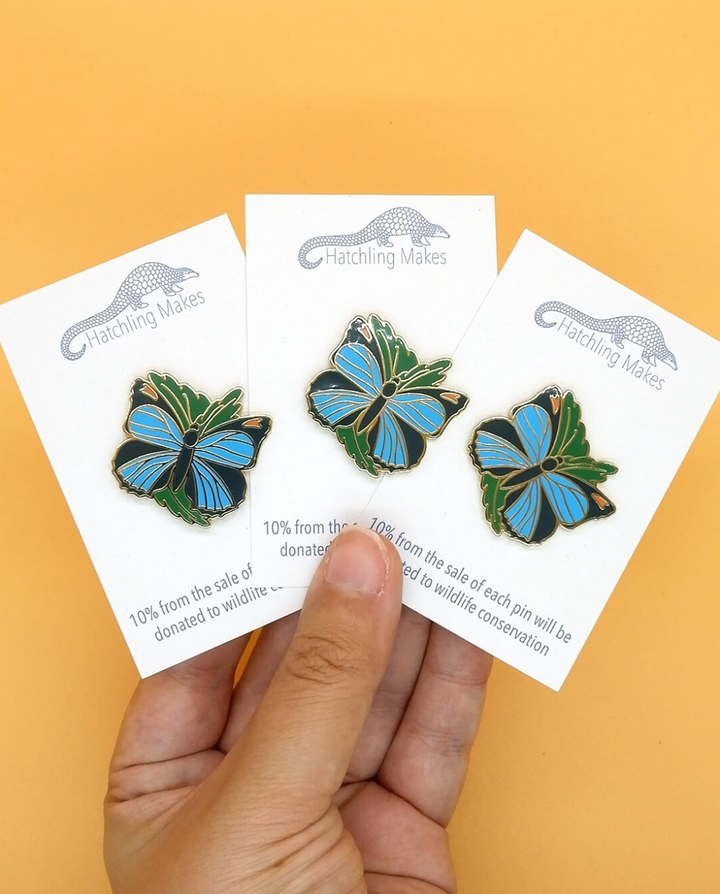 Butterfly pins available now!