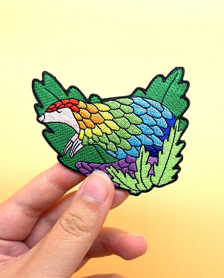 Rainbow pangolin patches