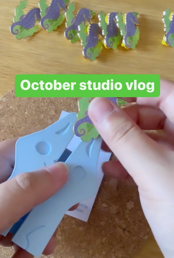 October Studio Vlog