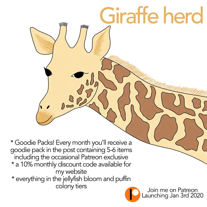Patreon Announcement: Giraffe herd