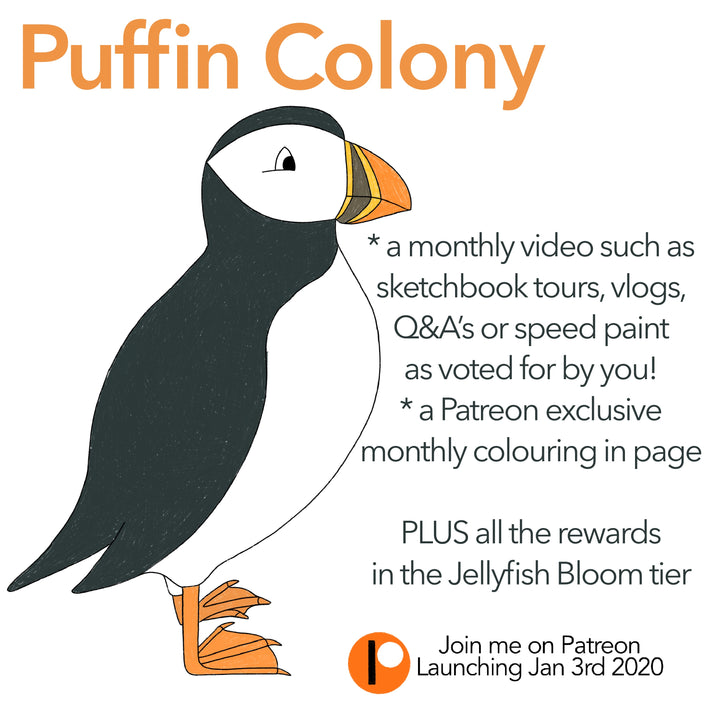 Patreon Announcement : Puffin Colony