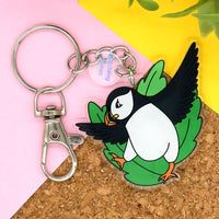 Atlantic Puffin Recycled Acrylic Keychain