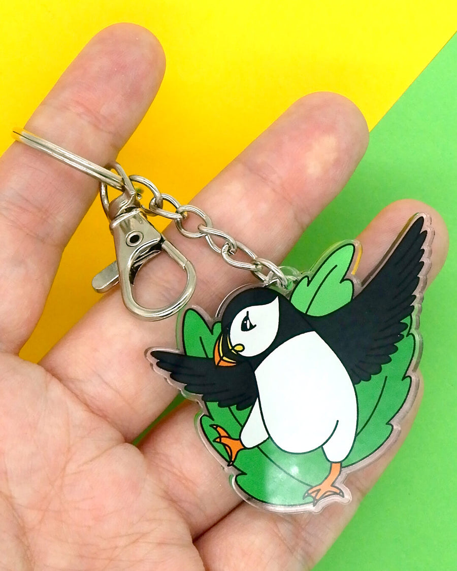 Atlantic Puffin Recycled Acrylic Keychain