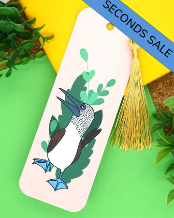 Blue Footed Booby bookmark - SECONDS SALE