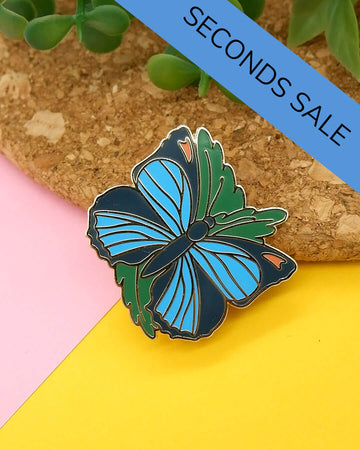 Dodds Butterfly Enamel Pin - SECONDS SALE